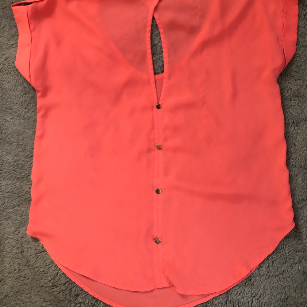 Beautiful coral blouse